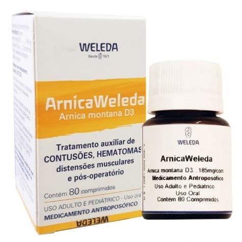 Arnica Weleda 185mg 80 Comprimidos - Imagem 1