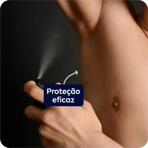 Desodorante Aerossol Nivea Men Black & White Embalagem Econômica 72h 200ml - Imagem 4