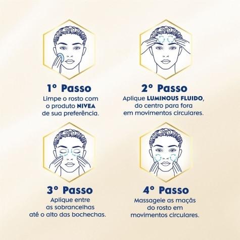 Fluido Preventivo Nivea Cellular Luminous 630 Antispot FPS50 40ml - Imagem 8
