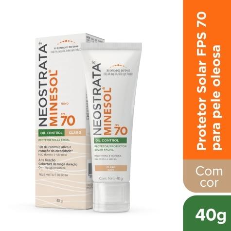 Protetor Solar Facial Neostrata Minesol Oil Control FPS70 Pele Mista a Oleosa Cor Claro 40g - Imagem 2