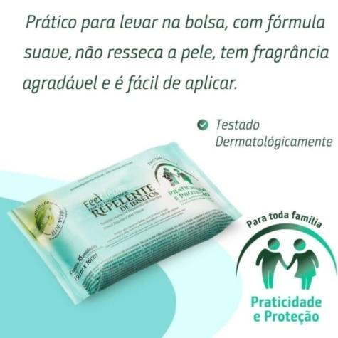 Repelente Lenço FeelClean 16 Unidades - Imagem 3