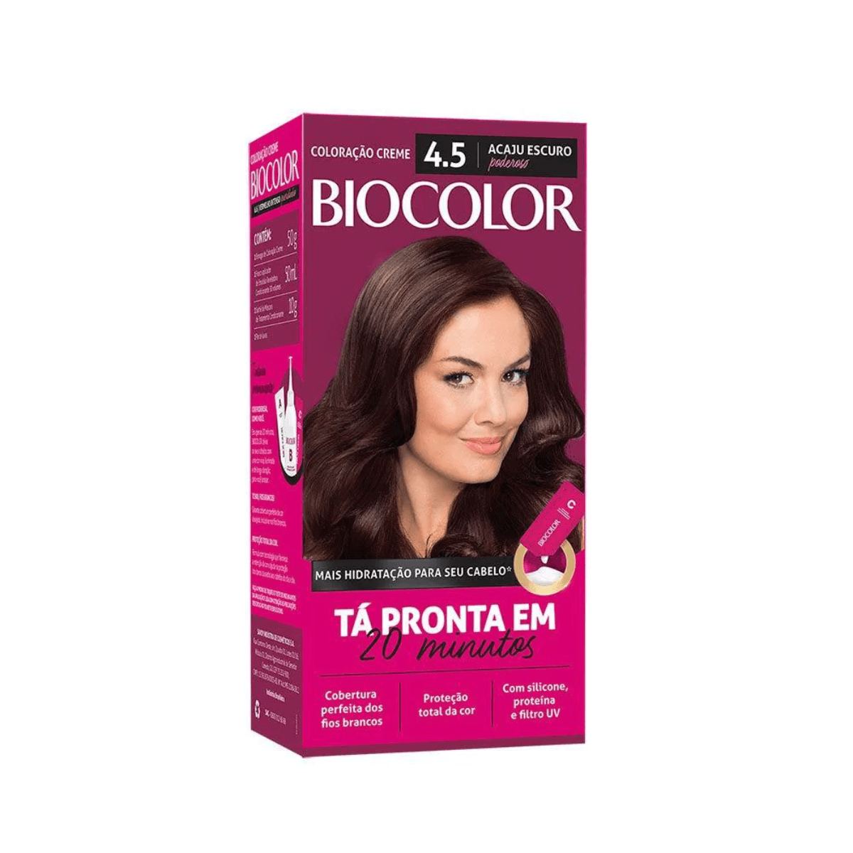 Tintura de Cabelo Biocolor 4.5 Acaju Escuro