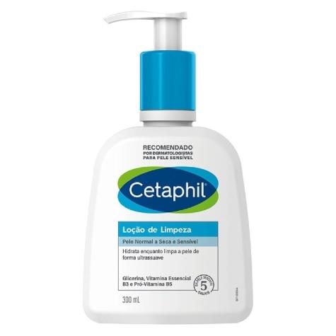 Loção de Limpeza Cetaphil Pele Seca e Sensível Facial 300ml - Imagem 1