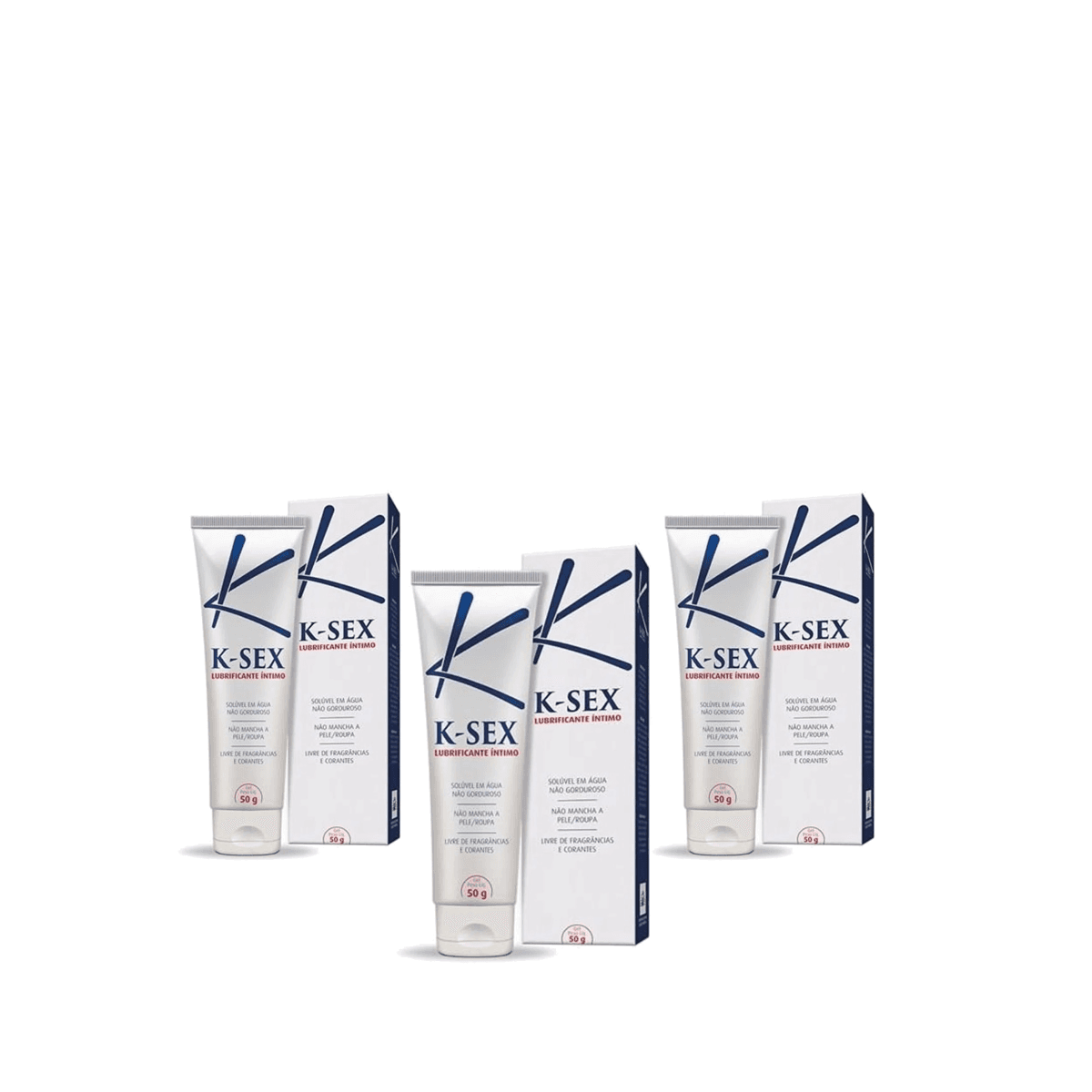3 Unidades de Gel Lubrificante Íntimos K-Sex 50g - Imagem 1