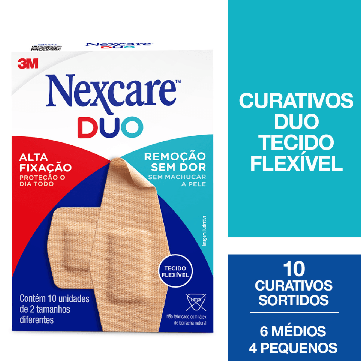 Curativo Nexcare Duo Variados 10 Unidades - Imagem 2