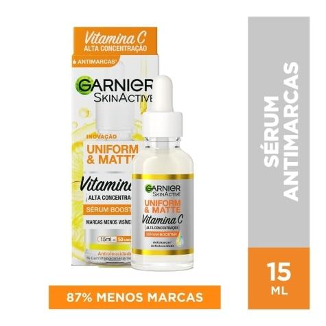 Sérum Garnier SkinActive Uniform & Matte Vitamina C Facial 15ml - Imagem 2