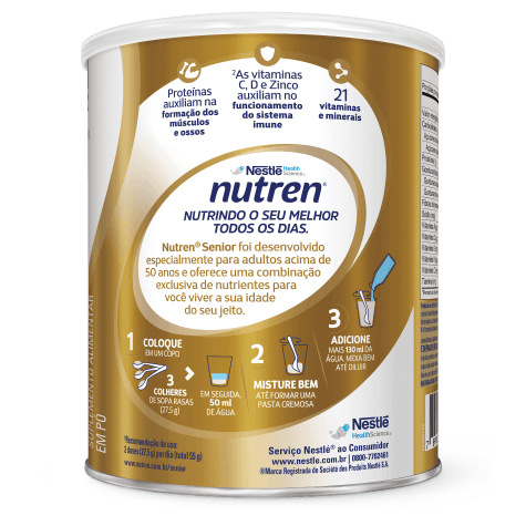 Suplemento Alimentar Nutren Senior sem Sabor 740g - Imagem 4