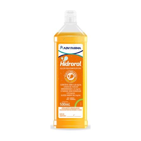 Bebida Reidratante Hidroral Sabor Laranja 500ml - Imagem 1