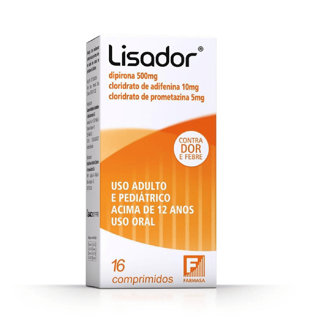 Lisador 16 Comprimidos - Imagem 1