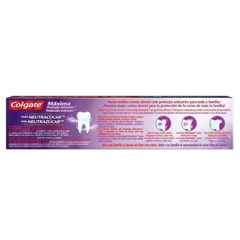 Creme Dental Colgate Máxima Proteção Anticáries + Neutraçucar 70g - Imagem 3