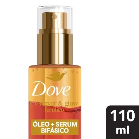 Óleo + Sérum Bifásico Dove UV Repair e Glow+ Ferúlico Expert em Danos 110ml - Imagem 2