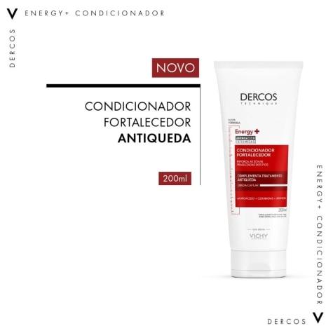 Condicionador Vichy Dercos Energy+ Antiqueda Cabelo L'oréal 200ml - Imagem 2