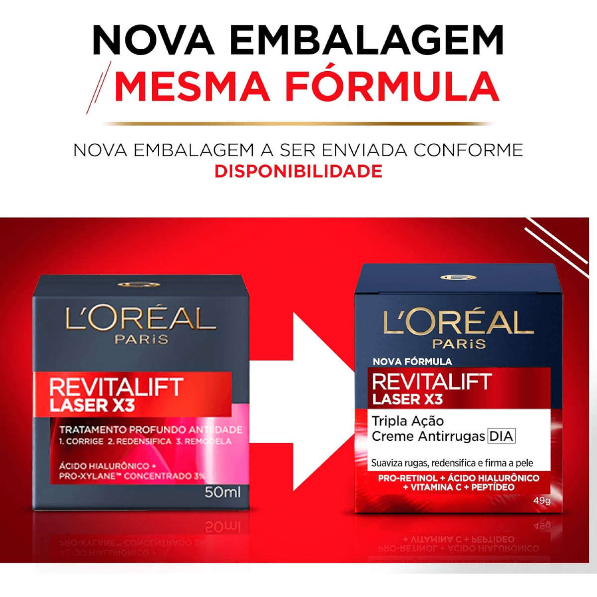 Creme Antirrugas L'oréal Revitalift Laser X3 50ml - Imagem 2
