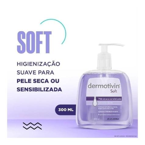 Sabonete Líquido Dermotivin Soft Facial 300ml - Imagem 2