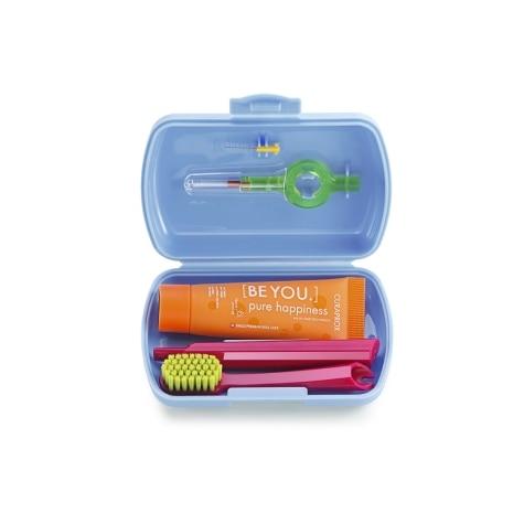 Kit Viagem Curaprox Escova Dental 5460 + Escova Interdental + Creme Dental Be You 10ml Cores Sortidas - Imagem 2