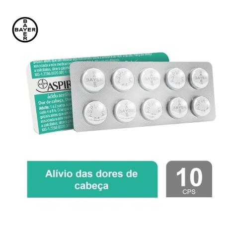 Aspirina 500mg 10 Comprimidos - Imagem 2