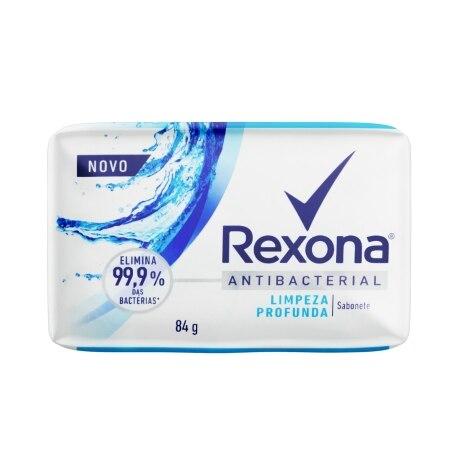 Sabonete Antibacteriano Barra Rexona Limpeza Profunda 84g - Imagem 1
