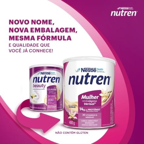 Suplemento Alimentar Nutren Beauty Sabor Baunilha 400g - Imagem 8