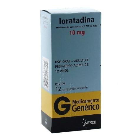 Loratadina 10mg 12 Comprimidos Merck Genérico - Imagem 1