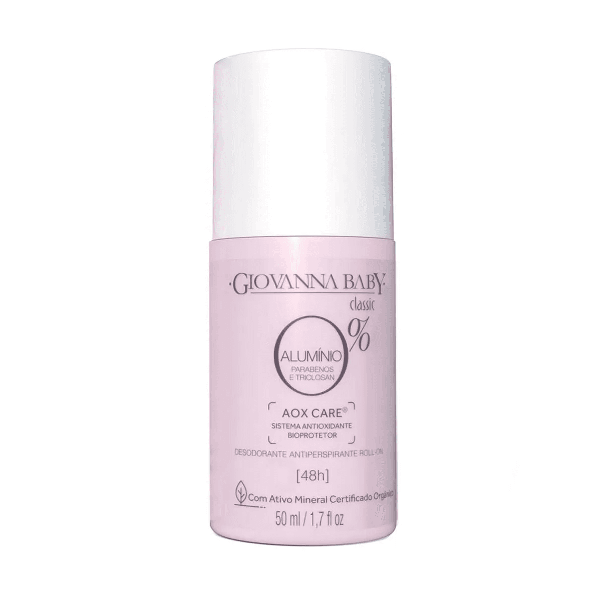 Desodorante Roll-on 0% Alumínio Giovanna Baby Classic 50ml - Imagem 1