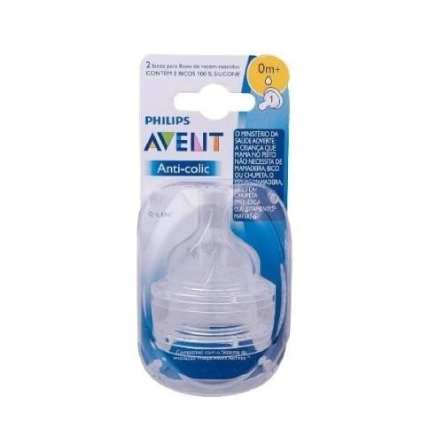 Bico de Mamadeira Philips Avent Anti-Colic Nº1 2 Unidades - Imagem 1