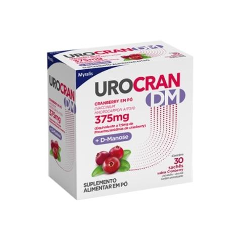 Urocran DM 375mg Sabor Cranberry 30 Sachês - Imagem 1