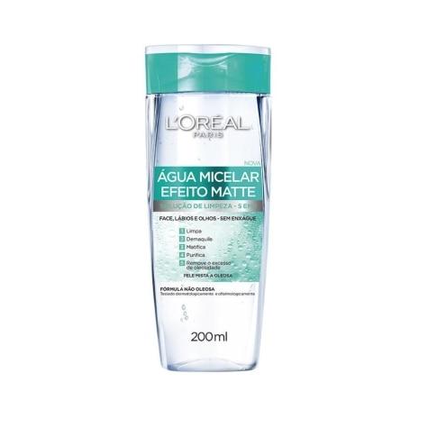 Água Micelar L'oréal Paris Efeito Matte 200ml - Imagem 1