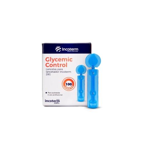 Lancetas Glycemic Control Incoterm 100 Unidades - Imagem 1