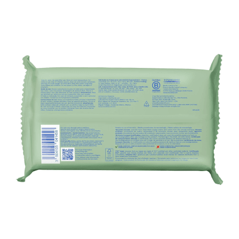 Lenço Umedecido Mustela Todo tipo de Pele Com Perfume 60 Unidades - Imagem 2