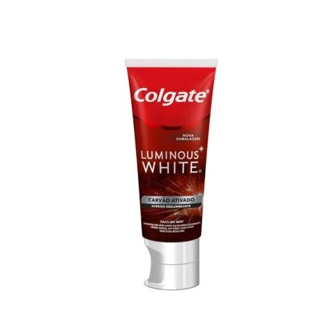 Creme Dental Colgate Luminous White Carvão Ativado 70g - Imagem 1