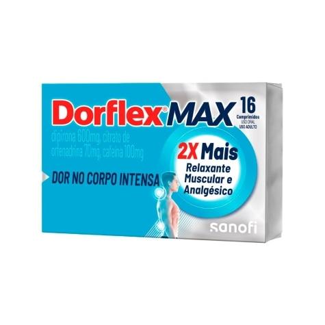 Dorflex MAX Analgésico e Relaxante Muscular 16 Comprimidos - Imagem 1