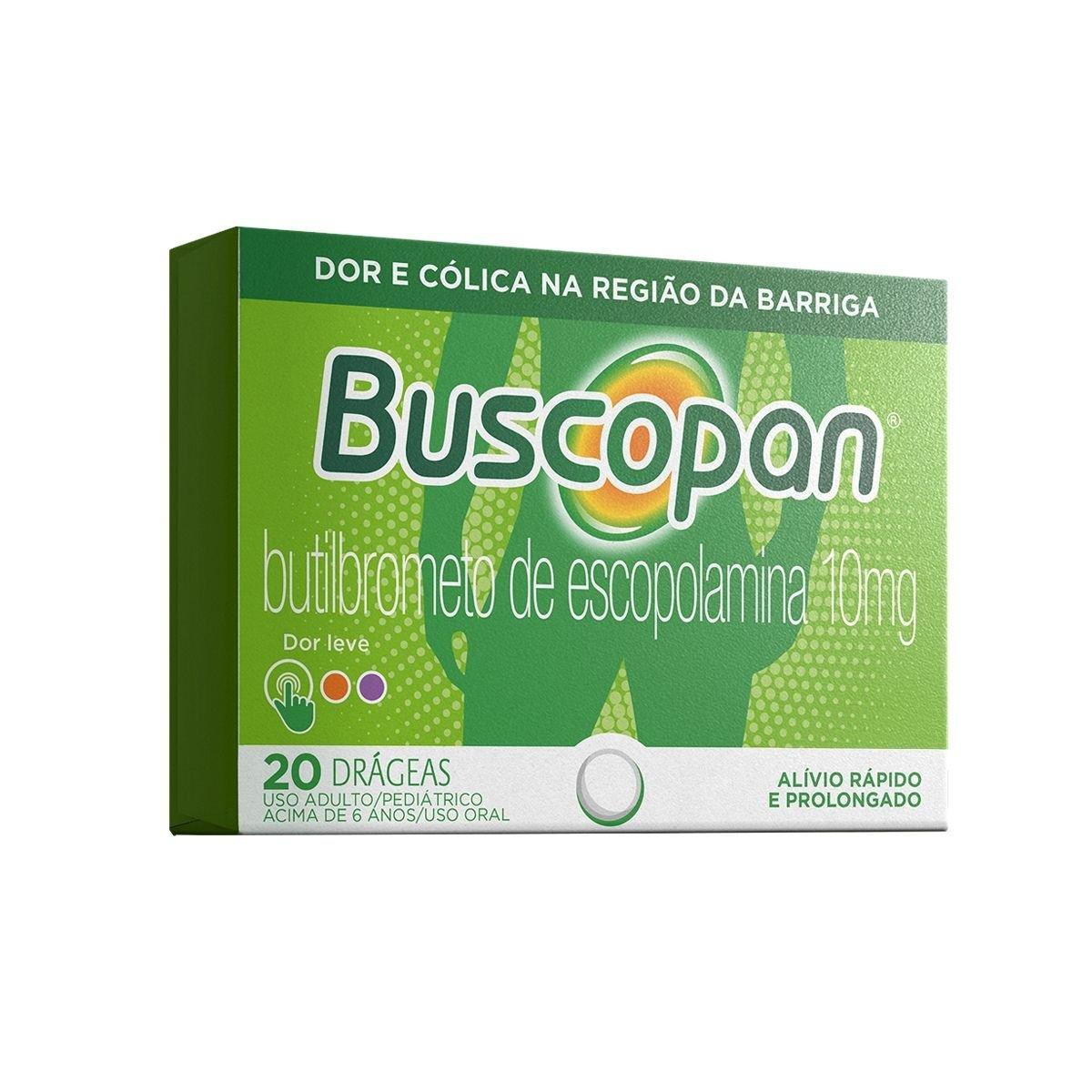 Buscopan 10mg 20 Drágeas - Imagem 1