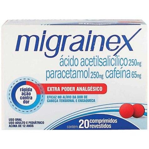 Migrainex 20 Comprimidos Revestidos - Imagem 1