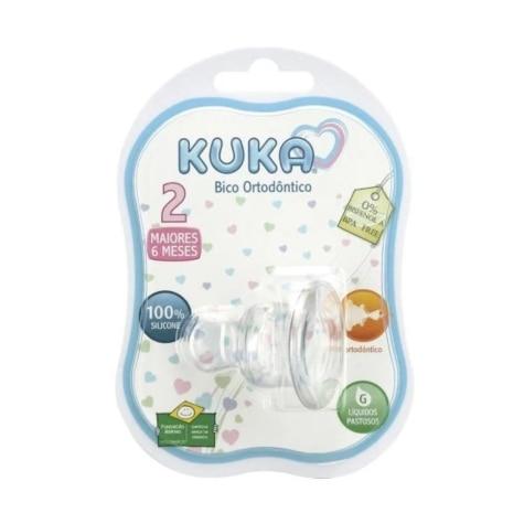 Bico de Mamadeira Ortodôntico Kuka Nº2 1 Unidade - Imagem 1