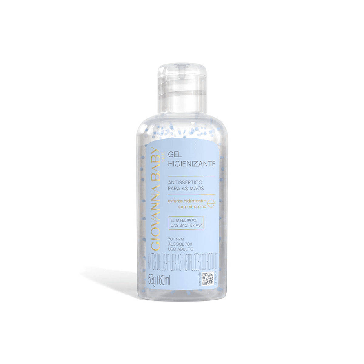 Gel Higienizante Para As Mãos Giovanna Baby Blue 60ml - Imagem 1
