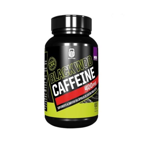 Termôgenico Cafeína Wod Nutrition Black Wod 400mg 60 Cápsulas - Imagem 1