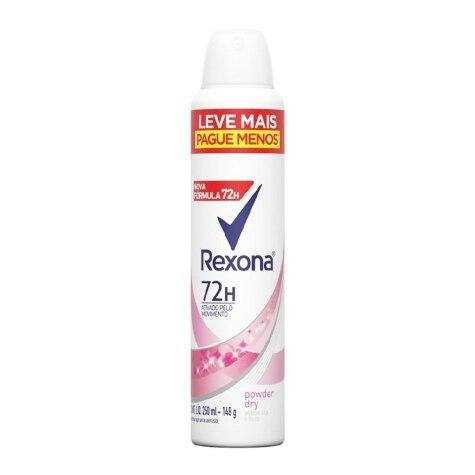 Desodorante Aerossol Rexona Powder Dry Leve mais Pague menos 72h 250ml - Imagem 1