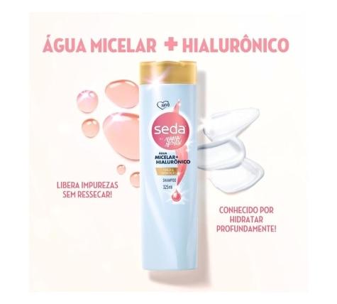 Shampoo Seda By Niina Secrets Limpeza Micelar Cabelo Oleoso 325ml - Imagem 4