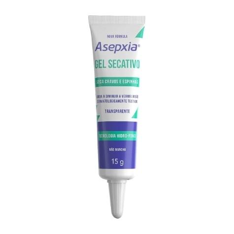 Gel Secativo Asepxia Transparente 15g - Imagem 2