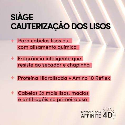 Leave-In Capilar Siàge Cauterização dos Lisos Cabelos Quimicamente Tratados 100ml - Imagem 2