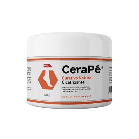 Creme Curativo Natural Cera Pé Cicatrizante Urucum 50g - Imagem 1