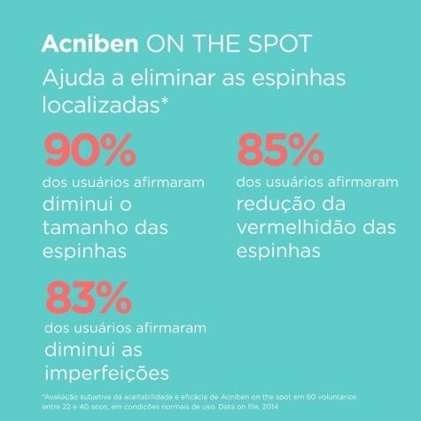 Gel Secativo para Espinhas Isdin Oily Skin Acniben 3 Facial 13,8g - Imagem 4