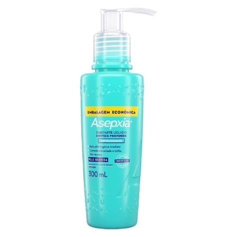 Sabonete Líquido Facial Asepxia Limpeza Profunda Antioleosidade 300ml - Imagem 1
