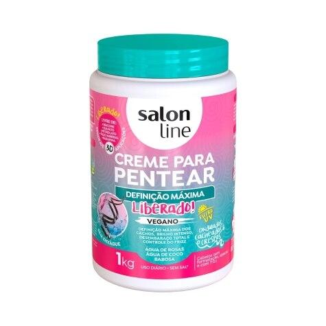 Creme de Pentear Salon Line Definição Máxima Cabelo Cacheado e Crespo 1kg - Imagem 1