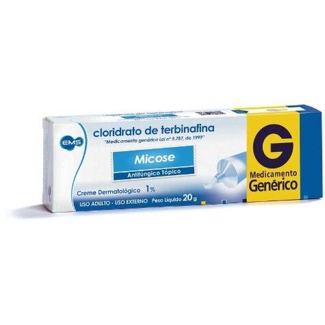 Cloridrato de Terbinafina Creme 10mg 20g EMS Genérico - Imagem 1