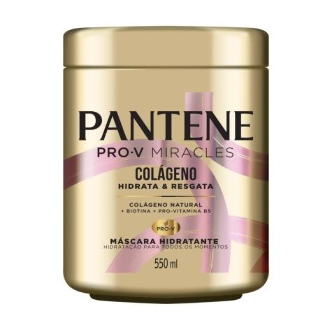 Máscara de Tratamento Pantene Colágeno Hidrata & Resgata 550ml - Imagem 1