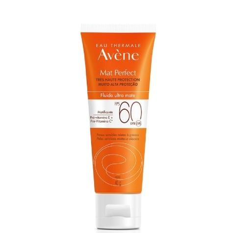 Protetor Solar Facial Avène Mat Perfect FPS60 Incolor 40g - Imagem 2