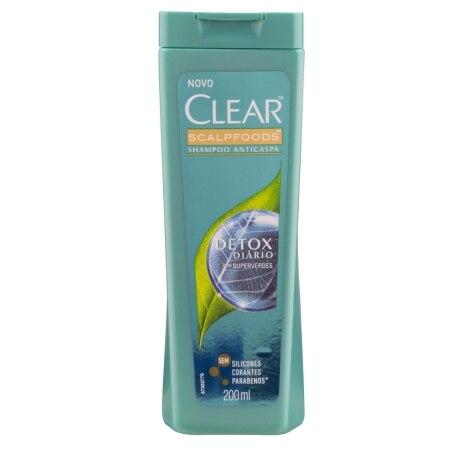 Shampoo Clear Detox Diário Anticaspa 200ml - Imagem 1
