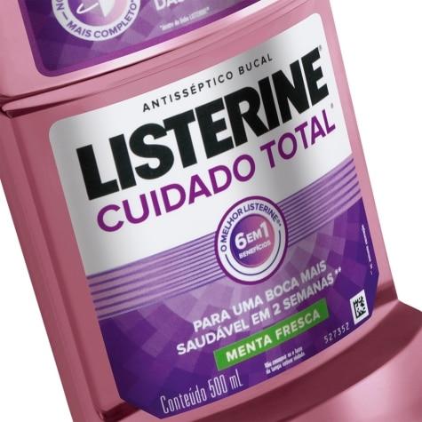 Enxaguante Bucal Listerine Cuidado Total Menta Premium 500ml - Imagem 2