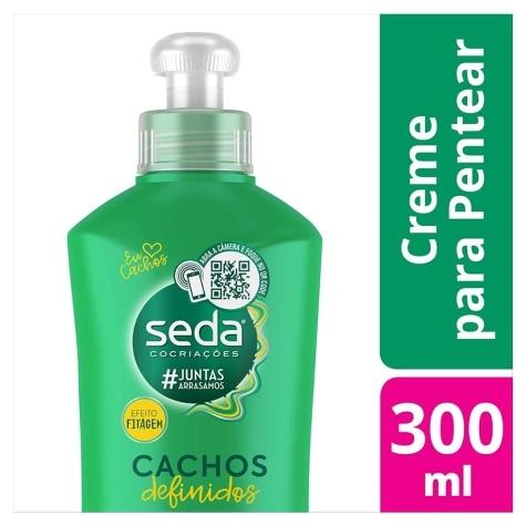 Creme de Pentear Seda Cocriações Cachos Definidos Anti-frizz3 00ml - Imagem 1